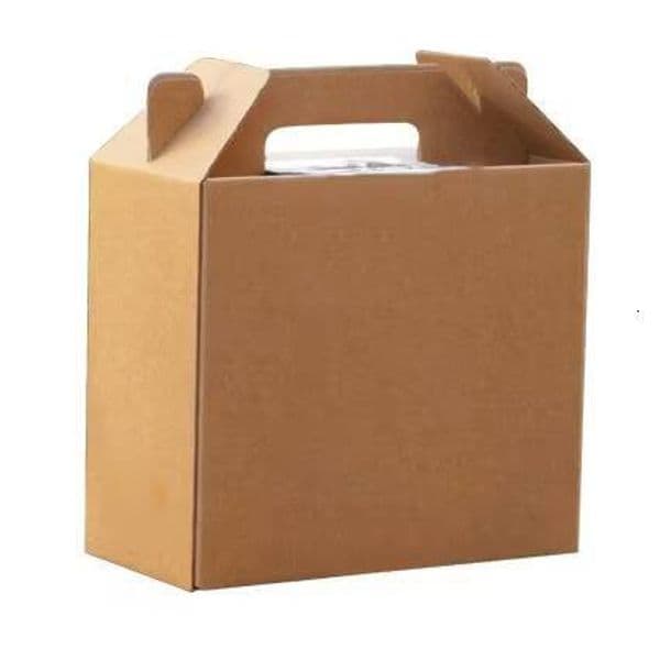 Customizable Eco-Friendly Packaging Cardboard Gift Boxes with Handles for Presents