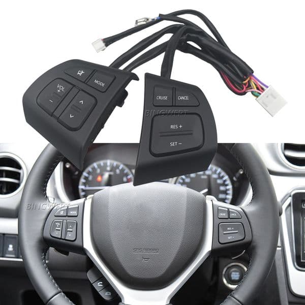 Multifunction Steering Wheel Switch Button Audio Volume Cruise Speed Control Switch Button For Suzuki Swift SX4 S-CROSS Vitara