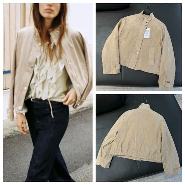 European and American style spring style stand collar zipper suede textured jacket casual coat 250901BJ