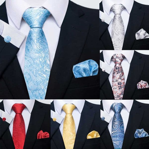 Neck Tie 2026 New Sage Green Solid Plain Silk black designer tie Tie Mens Arrival Fashion Wedding Party Gro Husband Set Accessories Necktie Pocket Square Design