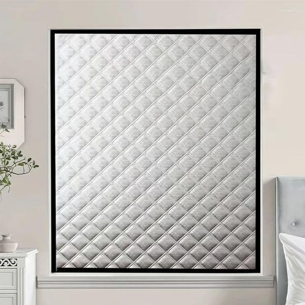 Curtain Thermal Insulation Curtains Thicken Graphene Surface Material In Winter Windproof And Noise-reducing Blackout