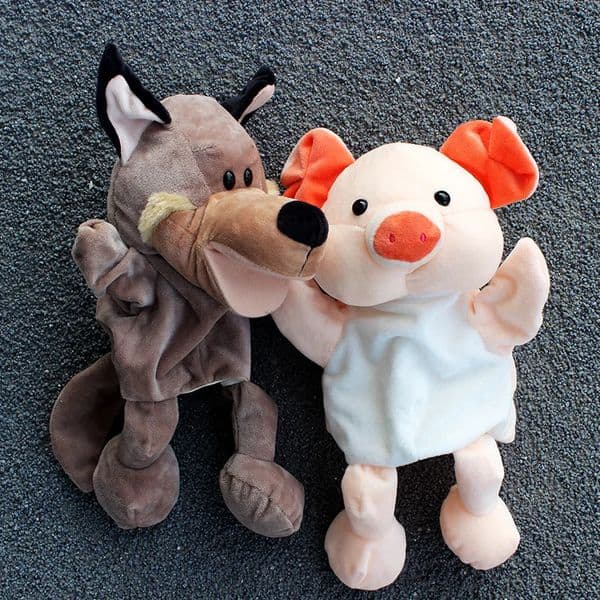 Cartoon Animal Series Plush Toy Parentchild Interaction Ventriloquism Hand Puppet Toy Baby Soothing Bedtime Storytelling Props 250901BJ