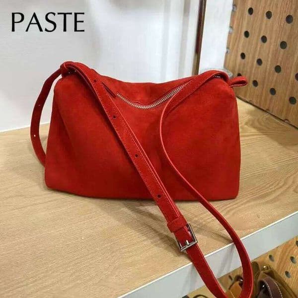 2026 Winter Early Products Green Yellow Color Real Suede Leather Women Shoulder Simple Leisure Female Crossbody Bag 250829