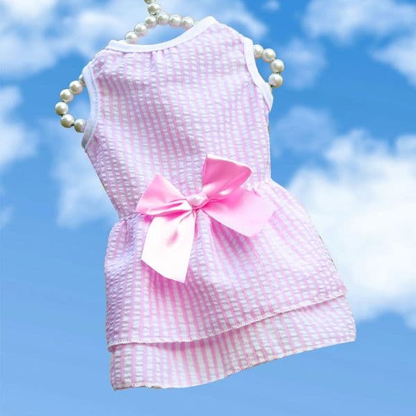 Pet Tutu Skirt Cute Bow-Knot Dress Small Girl Dogs Cats Puppy Dresses Doggie Summer Outfits Dog Clothes for Yorkies Free shipping