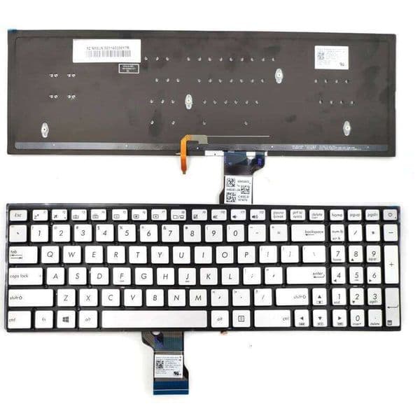 New For Asus ZenBook Pro UX J JW V VW Laptop Keyboard US Sier With Backlit Without Frame