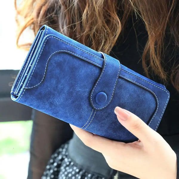 Vintage Elegant Multi Card Slot Long Womens Wallet PU Leather Cute Versatile Double Fold Soft Leather Zero Wallet 250902 Z260523