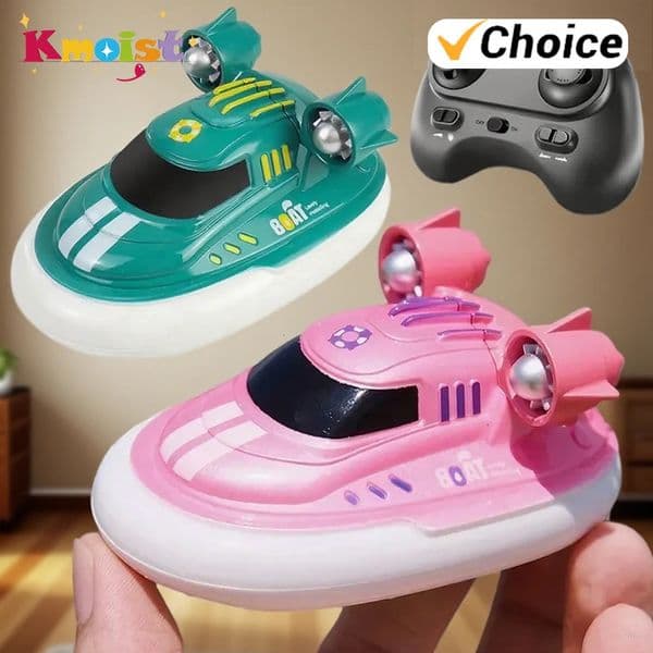 24G Electric Racing Boat Waterproof Model Ship Mini LED Light High Speed Remote Control Child Outdoor Toys for Boys Kids Gifts 250902BJ