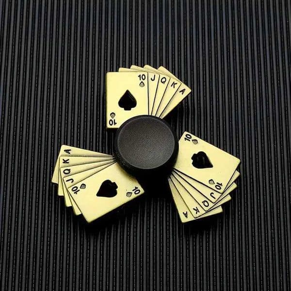 An antique card fidget spinner metal fidget spinner stressrelieving desk toy for kids and adults W250903
