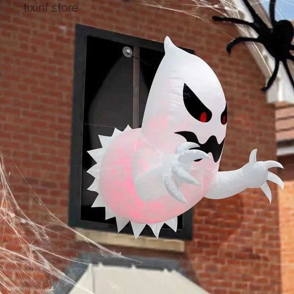 Halloween Balloon Ghost Scary Inflatable Giant Blow Up Air Inflation Unique Coming Party Outside Yard Garden Lawn Decor T250903