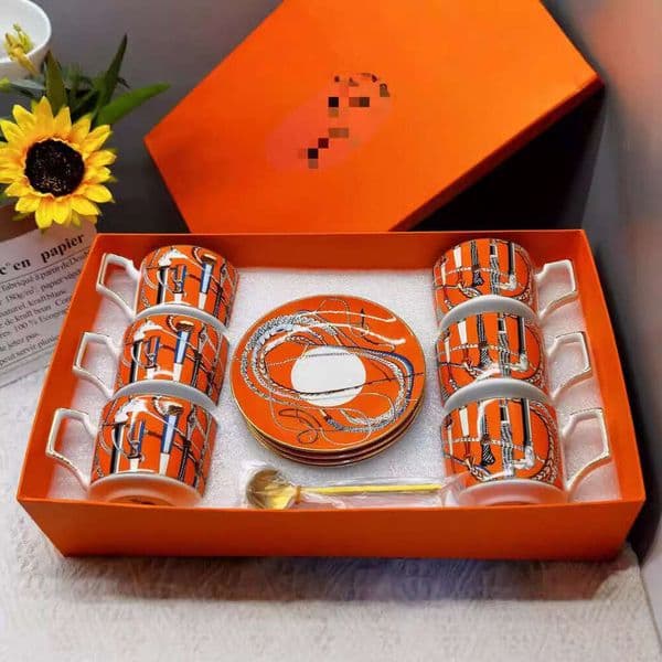 2026 English Ceramic Creative Simple Household Coffee Saucer With Stand Tea Cup Set Utensils Free Shipping