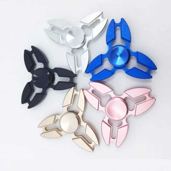 Aluminum Alloy Hand Spinner Trefoil Finger Spinner All Metal Decompression Toys Fidget Spinners Stress Reliever Toys Gifts W250903