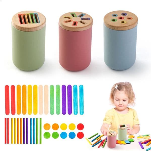 Montessori Silicone Toys Color Sorting Finger Fine Movements Toy Shape Matching Early Educational Sensory Puzzle Toy for Toddler250903BJ