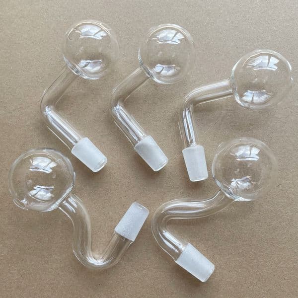 5Pcs 40mm Super Big Ball Glass Oil Burner Pipe Bowl Bubbler 10mm 14mm 18mm Male DownStem Bowls For Water Hookahs Bongs Smoking pipes 42800