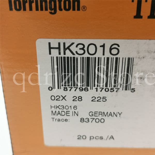 1 pc TORRINGTON-TORR needle roller bearing HK3016 = TLA3016Z 30X37X16mm