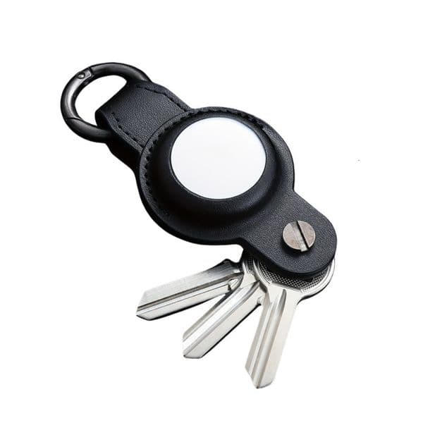 Leather Keychain Case with Air Compact Durable Key Organizer for Men Women AntiLost n 250903BJ