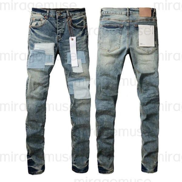 Purplles Jean Designer Jean Black Pencil Pants Hole Cotton Print Hip Hop Streetwear Pants Casual Streetwear Casual Designers Joggers Pant Jeans Skinny Jeans