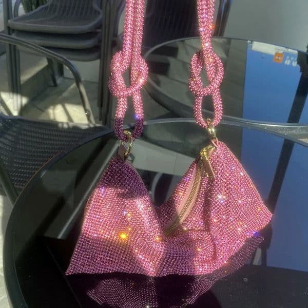 Shining Crystal Rhinestones Evening clutch Bag Purses and handbag er silver Shoulder Bag Hobo Bags party bag 250903BJ