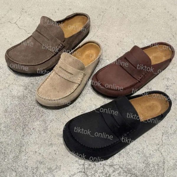New Designer Naples Slippers Wrapped Clogs loafers Sandals Clog Cork Flat Winter Summer Shoes Leather Slide Beach Women Men 35-45