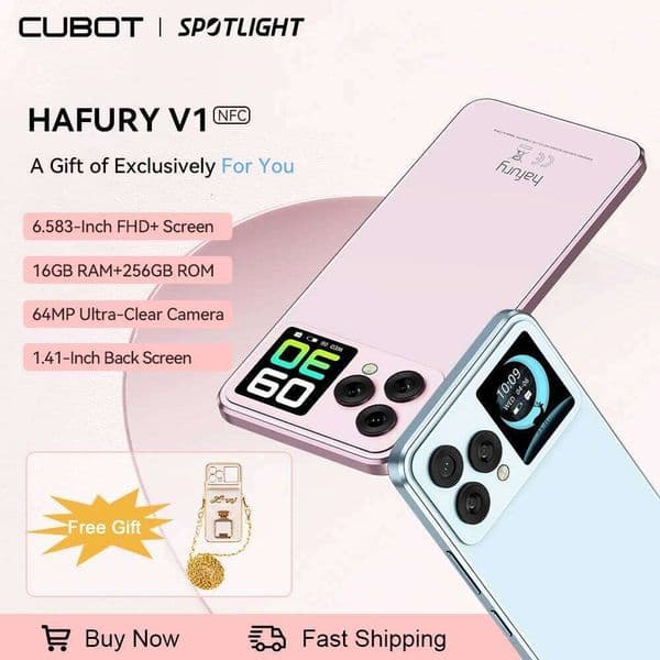 Cubot Hafury V Smartphone Android GB RAM ROM Screen MP Camera NFC Global Version Dual G Phone
