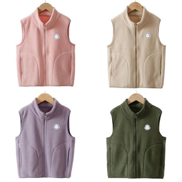 Designer Boys Sleeveless Jacket Vest Girls Cute Vest Winter Down Vest Waistcoats Children Clothing Autumn Kids Warm Coat Cotton Vest