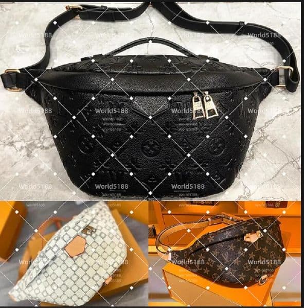 10A Top Quality Newest style Bumbag Cross Body Designer Shoulder Bag Brown flower Leather Luxury Waist Bags Temperament Fanny Pack Bum Waist