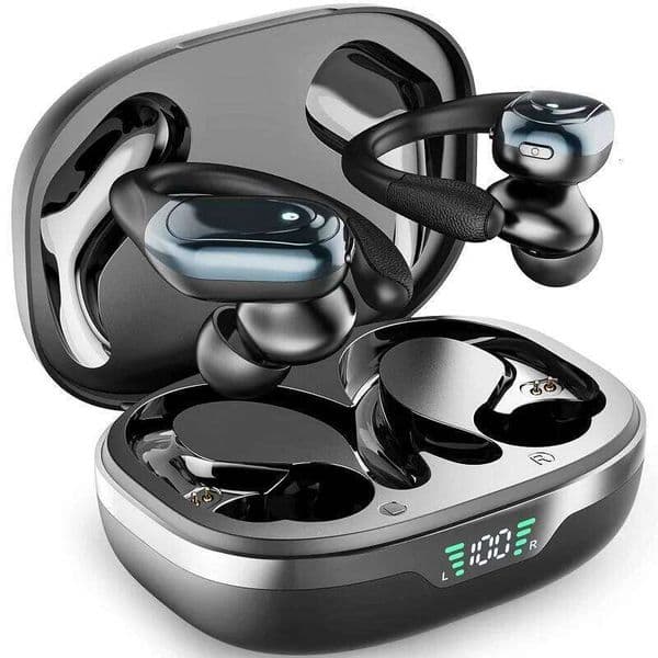 Bx17 Earphones Tws Ear Hook Bluetooth 5.3 Running Sports Stereo Buttons Control With Microphone Wireless Headphones