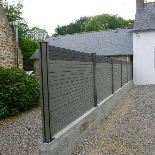 Reasonable Outdoor Lightweight Curry Impact-Resistant Wood Grain Fence Board