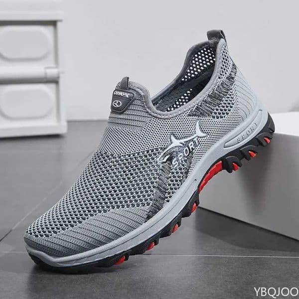 Mens Trendy New Comfortable Mesh Breathable Casual Sports Shoes Soft Soled Running Mens Vulcanized Shoes Mens Shoes Z250905