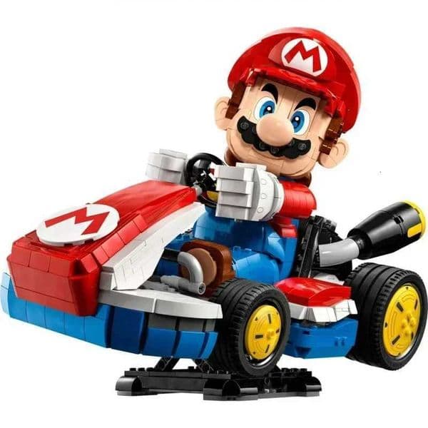 2025 New Standard Kart Classic Game Racing Model Building Blocks Ci Car Assembly Bricks Toys for Kids gifts