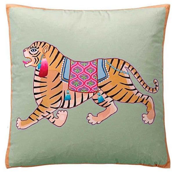 Luxury Designer room Decor Retro Leopard Luxury S Procleain Print Cushion Case Velvet Decorative Cover For Sofa 45X45 50X50 60X60 Home Decor