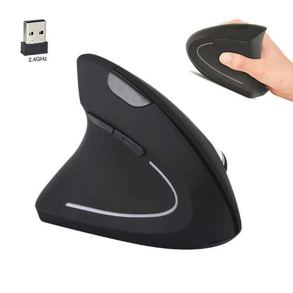 USB Wireless Vertical Mouse Computer Mice 800DPI1200DPI1600DPI 6 Button Ergonomic Mouse for LaptopComputerTablet Z250906