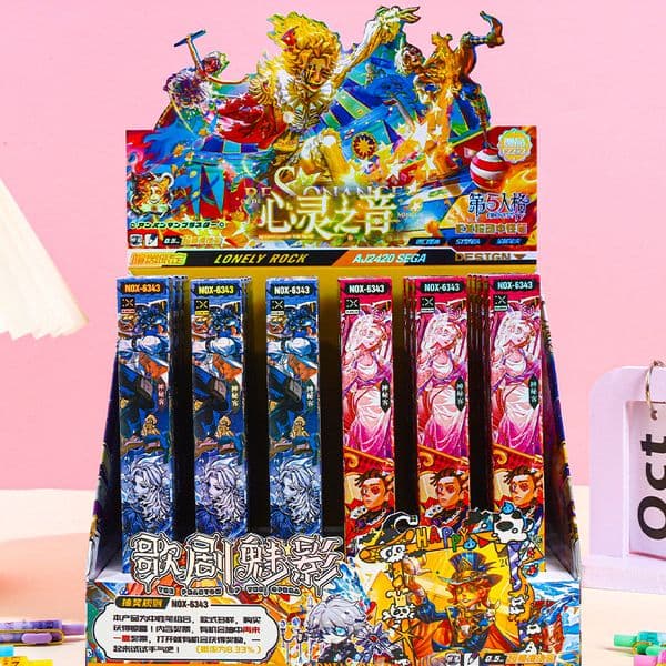 Elegant Cartoon Design: High-Appearance Level Blind Box Writing Instrument