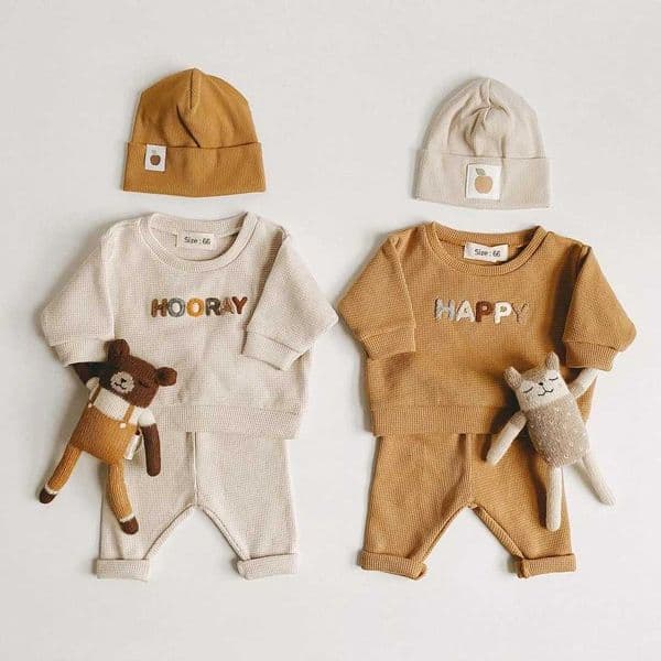 2024 Spring Fashion Baby Clothing Baby Girl Boy Clothes Set Newborn Sweatshirt Pants Kids Suit Outfit Costume Sets Accessories X250906