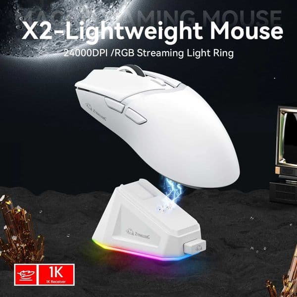 2 Gaming Mouse Wireless Paw3311 1K Hz Attack Shark X11 Same Model Magnetic RGB Lightweight Macro Mouse TriMode Connection Z250906