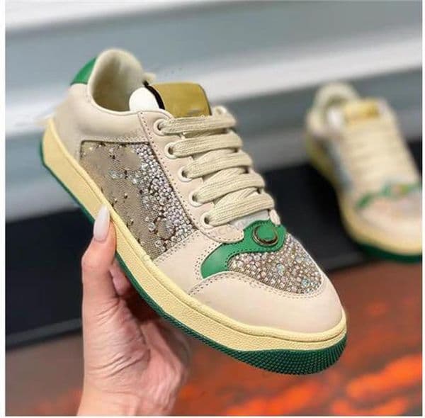 New Couple sneakers Flat Retro Sneakers Women Men Shoes Classic Blue Pink Vintage Embroidery Low Top Leather Tennis shoes Size 34-44