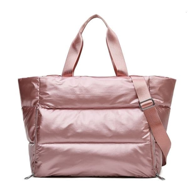 Yoga Mat Bag Women Gym Bag Tote Fitness Sports Large Capacity Travel Shoulder Bag Zipper Storage Bags Winter Ladies Wet Dry Pack250906