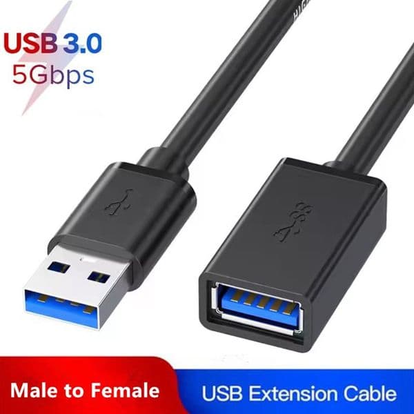 USB 3.0 Extension Cable Type A Male to Female Extender Cable 5Gbps Fast Data Transfer Cord Adapter For Computer/Laptop/Keyboard/Mouse/TV/Xbox/Flash Drive/Printer/Camera