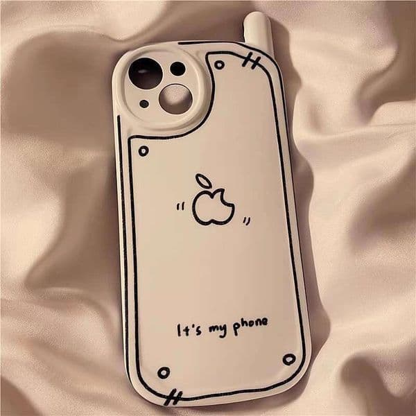 2026 New Minimalist Big Brother Hand-Painted Compatible With 15 Pro Max Case 14 Silicone 16 Shockproof 13/X/7 Free Shipping