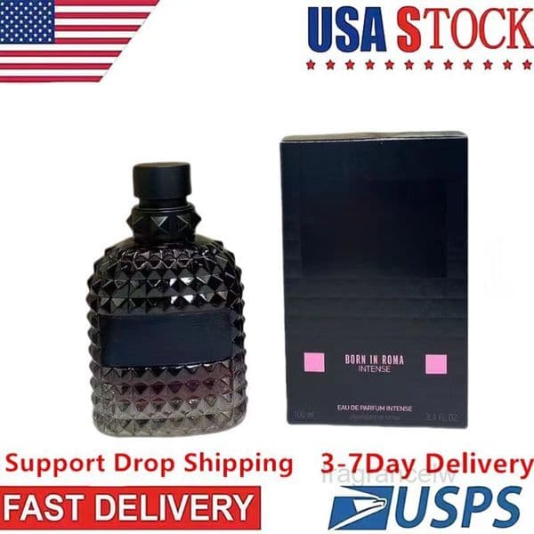 USA Stock Born in Roma intense Perfume Coral Fantasy The Gold Men Women fragrance Cologne Eau De Parfum Long Lasting Floral Spray