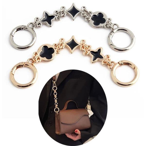 1PC 14.5cm Exquisite Cute Wallet Shoulder Strap Extension Chain Womens Clutch Shoulder Bag DIY Decoration Extension Chain 250815BJ