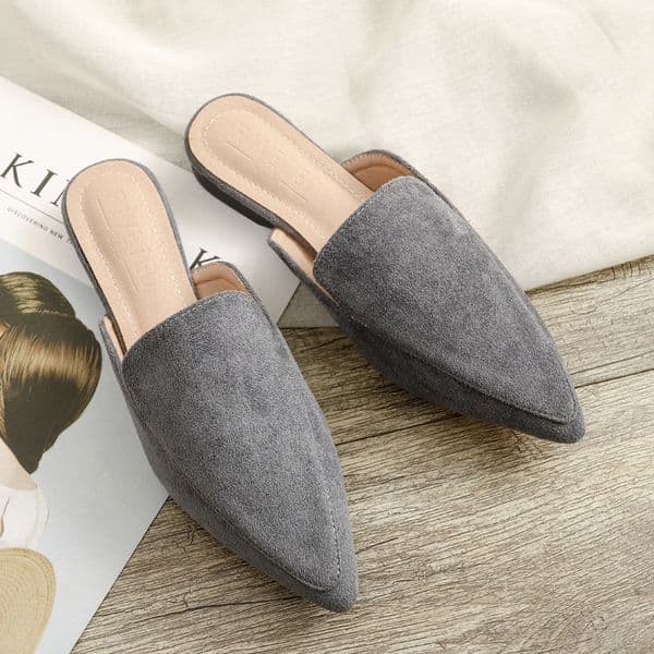 2026 New Women's Designer Formal Dress Shoes, Ladies Velvet & Leather High Heels, Pointed Toe Half Dress Shoes, Simple Trendy Temperament Style, Free Shipping