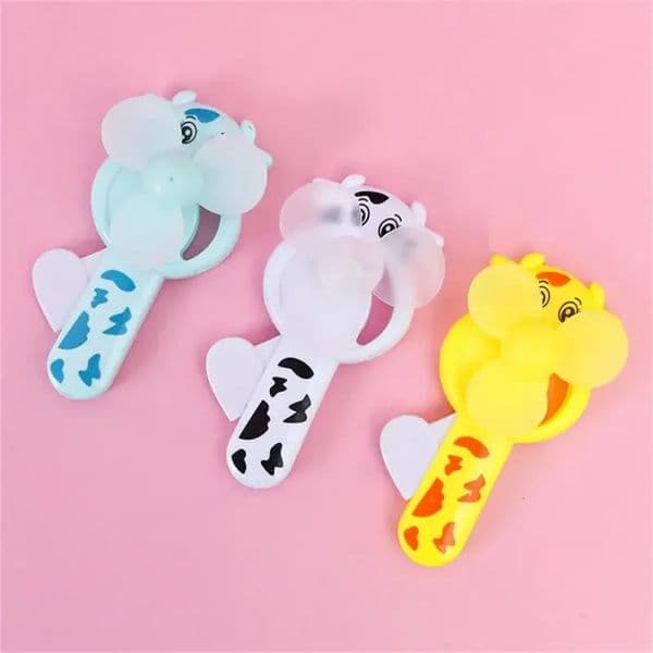 Cartoon Hand Pressure Fan Toy Cute Mini Student Portable HandHeld Manual Bear Net Red ChildrenS Small Fan 250906BJ