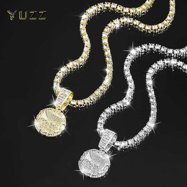 Delicate Shiny Last Supper Pendant Necklace Mens Jewelry Match Iced Out 4mm Tennis Chain Fashion Men Hip Hop Style Women Gift W25908