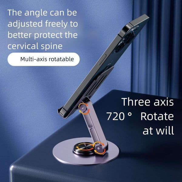 Phone Stand 360° Rotating Adjustable Foldable Lazy Tablet Desktop Phone Stand