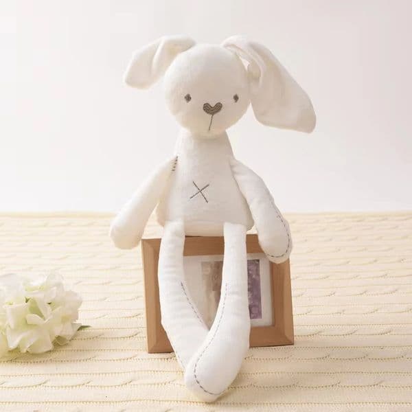 Cute Cartoon Plush Cloth Rabbit Doll Kids Toys Birthday Gift Baby Stroller Sleeping Partners Crib Tent Decor Ornaments250908BJ