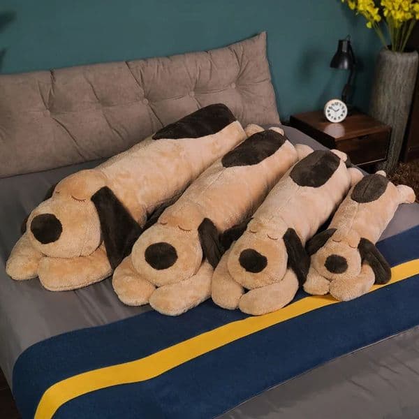 Giant Soft Dog Plush Toys Long Pillow High Quality Stuffed Animal Baby Appease Doll Home Decor Sofa Cushion Children Girl Gift250908BJ