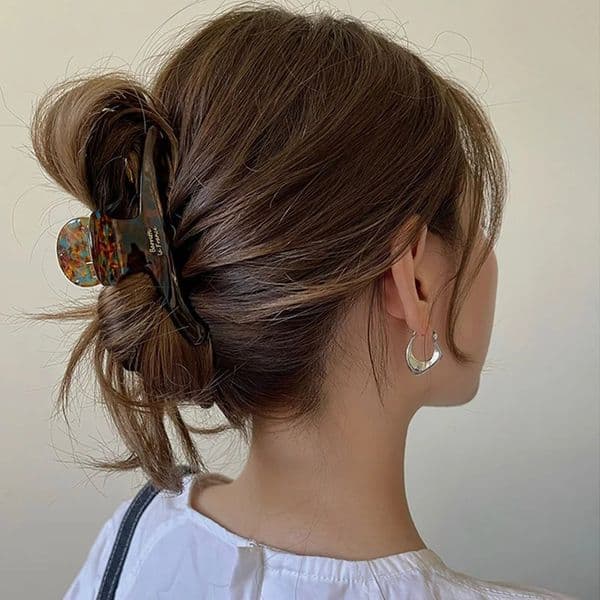 Elegant High grade Acetate Hair Claw For Women Temperament Decorate Lady Vintage Clip Fashion Accessories 250909BJ
