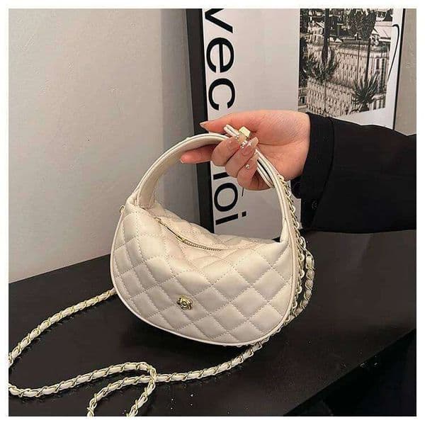 Designer Bags New Women's Quilted Chain Tote - Trendy Korean-Style Crossbody & Handheld Purse In Saffiano Leather Hot Selling