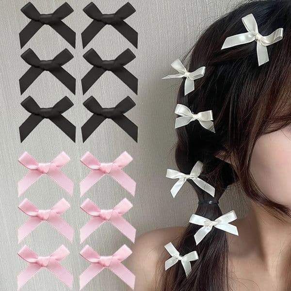 18 piece set of womens hair accessories colorful ribbons bows clips fashionable sweet cute claw straps lace el 250909BJ