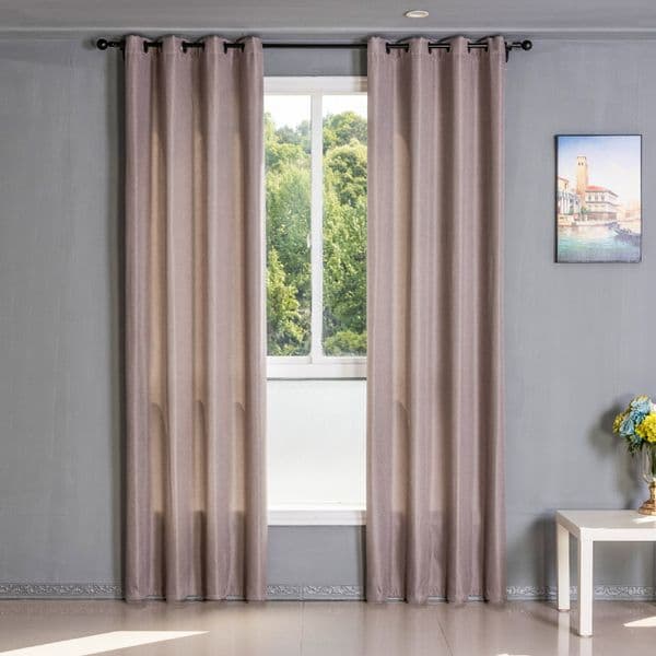 Perforated Blackout Curtain for Bedrooms & Living Rooms - Simple Modern Style